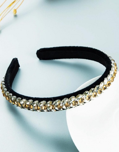 Replica Adorable Thin Edge Rhinestone Hair Hoop For Ladies #795803 $12.69 USD for Wholesale