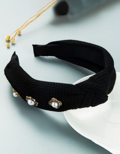 Replica Winter Knitted Faux-Pearl Hair Hoop #795804 $8.78 USD for Wholesale