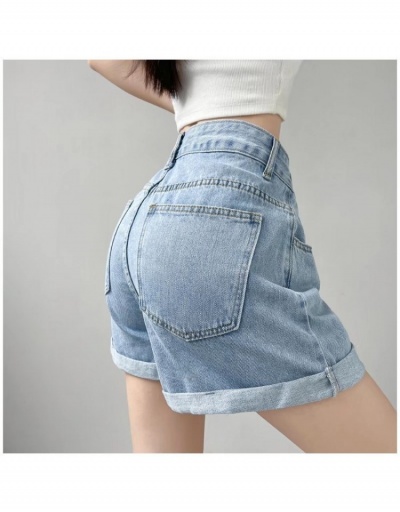 Replica  Summer High Waist Denim Shorts For Women #795822 $39.80 USD for Wholesale