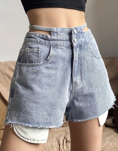  Women's Fashion Tassels High Waist Denim Short #795845 $26.50 USD, Wholesale Fashion Jeans