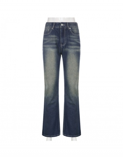 Replica  2022 Fashion  Flared Legs Denim Jeans #795854 $23.78 USD for Wholesale