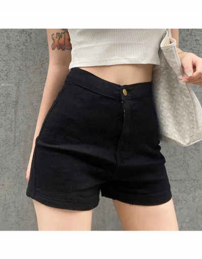 Replica  European New Stretch High Waist Slim Denim Shorts #795861 $23.04 USD for Wholesale