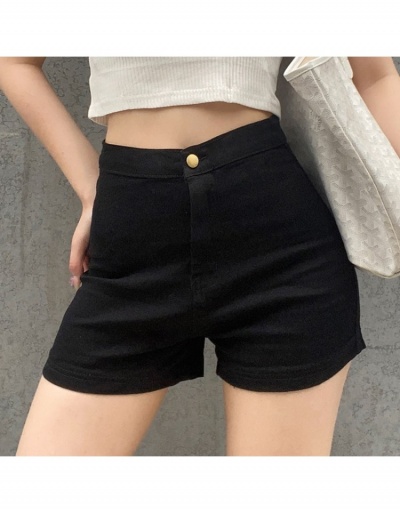 Replica  European New Stretch High Waist Slim Denim Shorts #795861 $23.04 USD for Wholesale