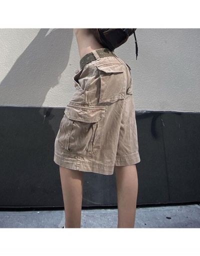  Street Style Solid Color Loose Half Pants  #795875 $31.85 USD, Wholesale Fashion Jeans