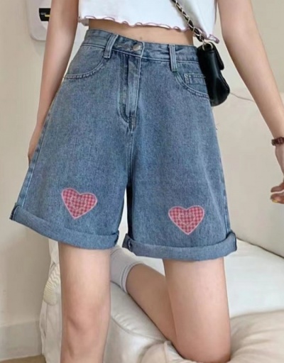 Replica Women High Rise Denim Short Jeans  #795883 $18.98 USD for Wholesale