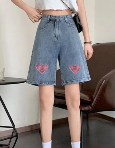 Replica Women High Rise Denim Short Jeans  #795883 $18.98 USD for Wholesale