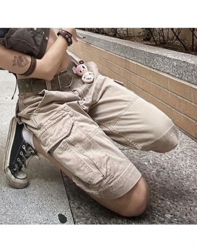 Replica  American Straight-Leg Solid Cargo Pants #795886 $35.64 USD for Wholesale