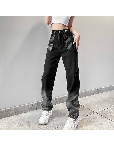  New Style Gradient Loose Denim Jeans #795893 $42.66 USD, Wholesale Fashion Jeans