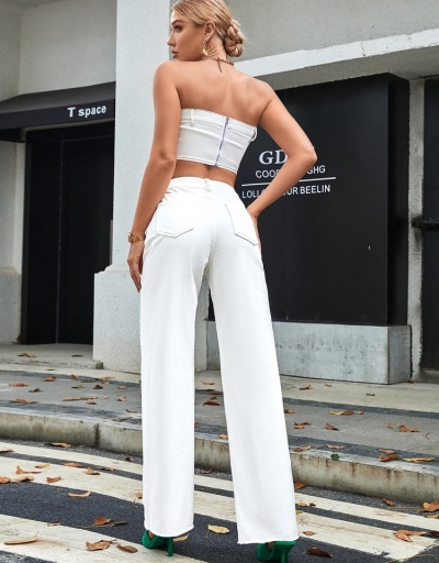 Replica Women Fashion Denim Wide-leg Long Jeans  #795901 $24.90 USD for Wholesale