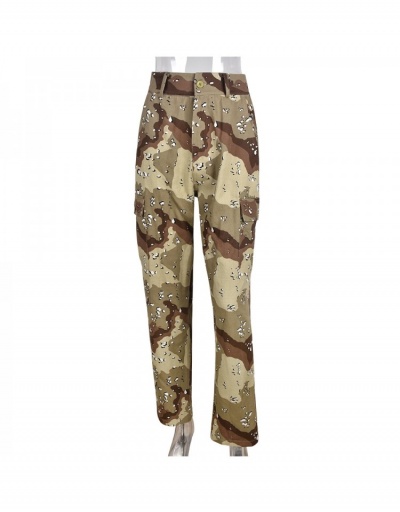 Replica Street  Leopard Camouflage Straight  Jean Trousers #795905 $39.98 USD for Wholesale