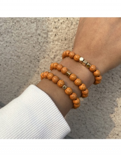 Replica  Holiday Leisure Colorful Beaded Stone Crack Women's Bracelet #795915 $5.93 USD for Wholesale