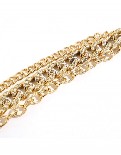 Replica  Cool Rhinestone Chain Layered Bracelets For Women #795919 $8.53 USD for Wholesale