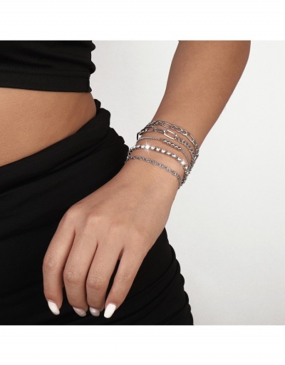  Fashion Simple Rhinestone Bracelet Sets For Women #795921 $8.64 USD, Wholesale Fashion Bracelet