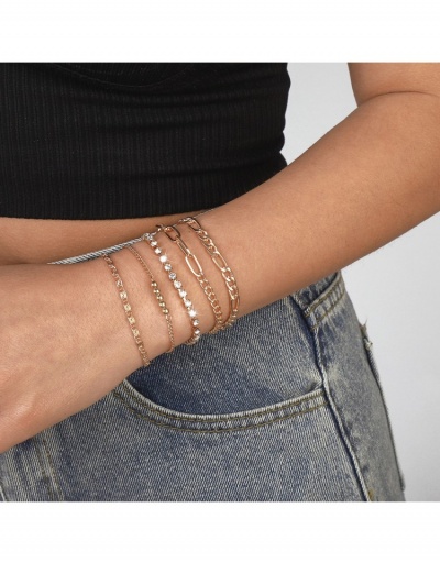 Replica  Fashion Simple Rhinestone Bracelet Sets For Women #795921 $8.64 USD for Wholesale