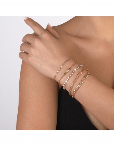 Replica  Fashion Simple Rhinestone Bracelet Sets For Women #795921 $8.64 USD for Wholesale