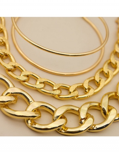 Replica  Fashion Punk Thick 3 Piece Bracelet Set #795923 $5.43 USD for Wholesale