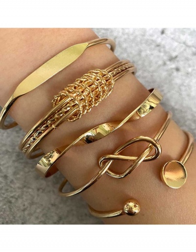  Fashion Knot Multi-layer 5 Piece Bracelet Set #795924 $6.16 USD, Wholesale Fashion Bracelet