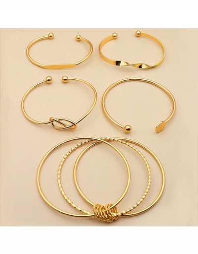 Replica  Fashion Knot Multi-layer 5 Piece Bracelet Set #795924 $6.16 USD for Wholesale