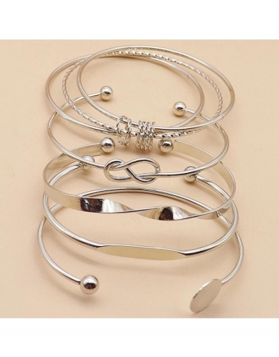 Replica  Fashion Knot Multi-layer 5 Piece Bracelet Set #795924 $6.16 USD for Wholesale