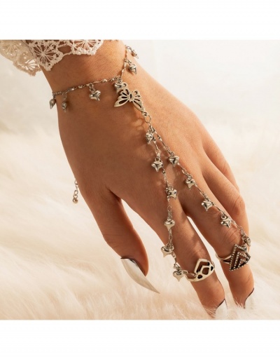 Fashion Simple Butterfly Heart Chain Women's Bracelet #795925 $5.15 USD, Wholesale Fashion Bracelet