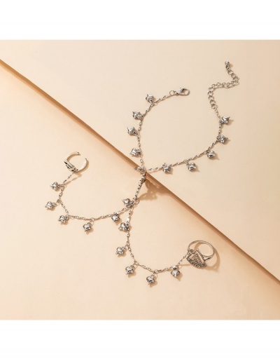 Replica Fashion Simple Butterfly Heart Chain Women's Bracelet #795925 $5.15 USD for Wholesale