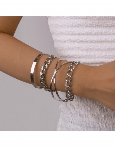 Fashion Simple Punk Pure Color Bracelet For Women #795926 $8.10 USD, Wholesale Fashion Bracelet