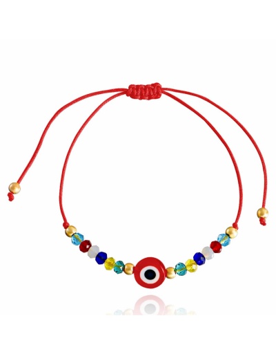 Replica Fashion Beading Colorful Devil's Eye Bracelet #795934 $3.89 USD for Wholesale