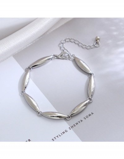 Replica  Retro Pure Color Chain Simple Bracelet For Women #795938 $7.34 USD for Wholesale