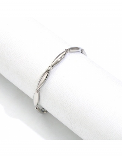 Replica  Retro Pure Color Chain Simple Bracelet For Women #795938 $7.34 USD for Wholesale