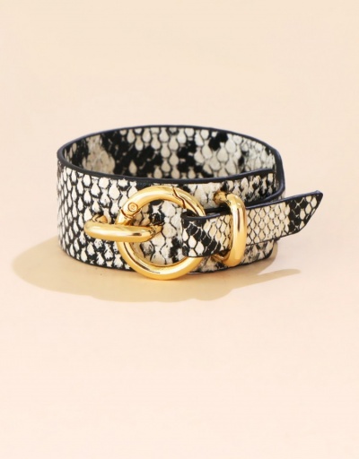  Retro European Leather Leopard Adjustable Bracelet #795940 $7.25 USD, Wholesale Fashion Bracelet