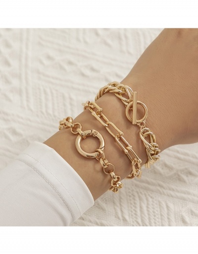 Replica Women Stylish Simple Hip-hop Bracelets  #795949 $6.58 USD for Wholesale