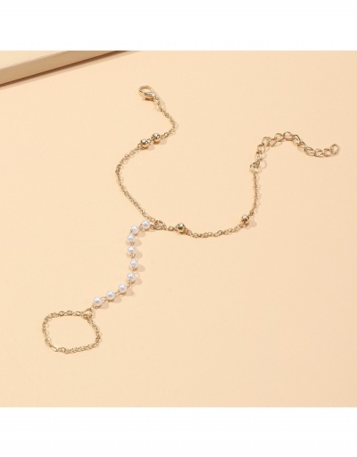 Replica Popular  Pearl Ring And Bracelet Chain Set #795953 $6.53 USD for Wholesale