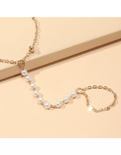 Replica Popular  Pearl Ring And Bracelet Chain Set #795953 $6.53 USD for Wholesale