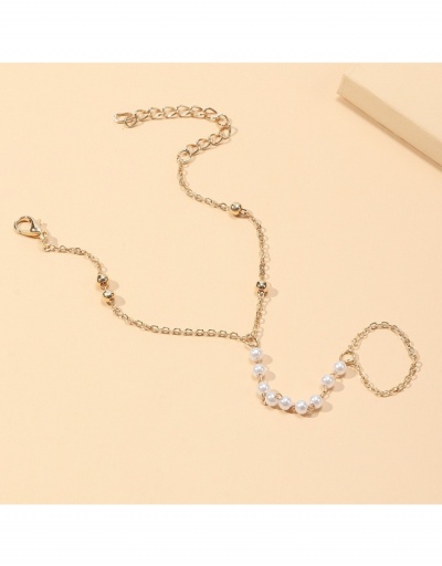 Replica Popular  Pearl Ring And Bracelet Chain Set #795953 $6.53 USD for Wholesale