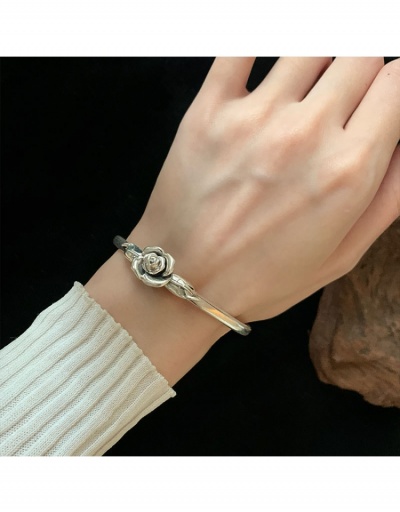 Replica  Fashion Silvery Flower Bracelet For Ladies #795959 $10.33 USD for Wholesale