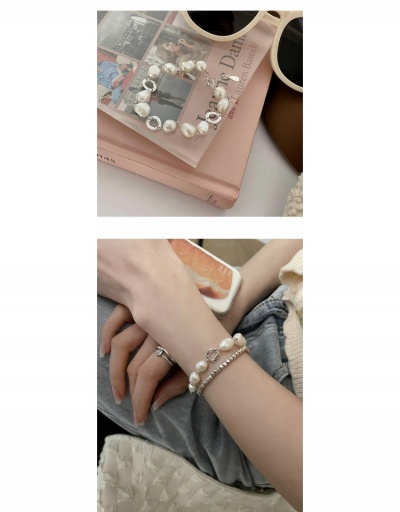 Replica  Korean Style Fashion Faux Pearl Women's Bracelet #795961 $8.40 USD for Wholesale