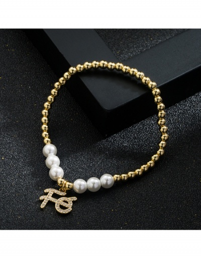 Replica  2022 Casual Number Letter Bracelet #795962 $8.13 USD for Wholesale