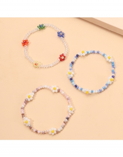 Replica  Bohemian Style Flower Beaded Bracelet For Women #795963 $8.90 USD for Wholesale