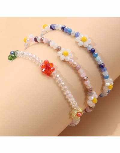 Replica  Bohemian Style Flower Beaded Bracelet For Women #795963 $8.90 USD for Wholesale