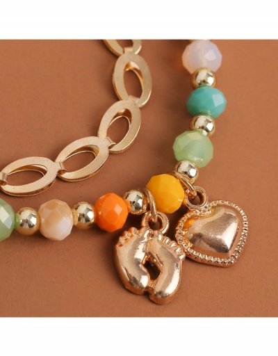 Replica Latest Faux Pearl Heart Pendant Bracelets #795969 $6.45 USD for Wholesale