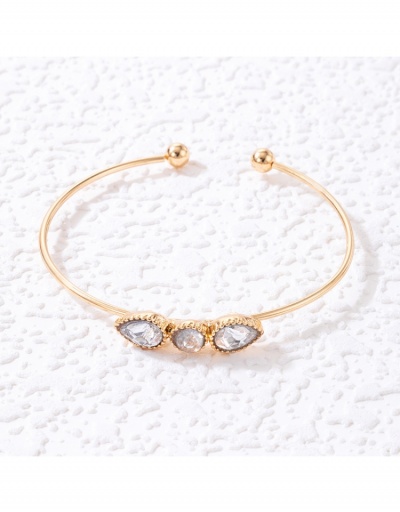 Replica Chic Alloy Material Zircon Single Layer Bracelet #795980 $4.03 USD for Wholesale