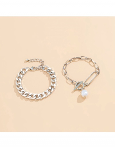 Replica 2022 Fashion Retro Pearl Bracelet #795984 $6.59 USD for Wholesale