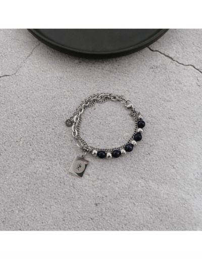 Replica New Hip Hop Round Bead Layer Bracelet #795985 $6.64 USD for Wholesale