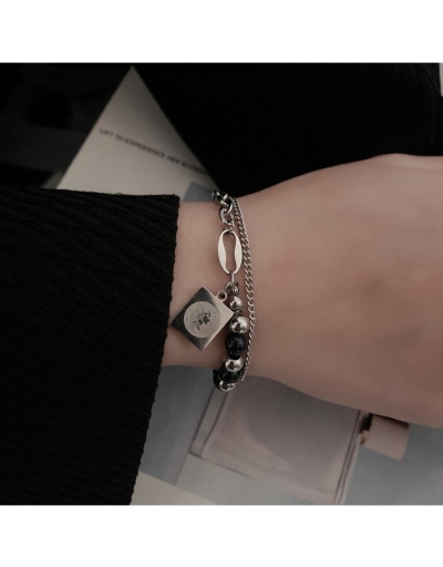 Replica New Hip Hop Round Bead Layer Bracelet #795985 $6.64 USD for Wholesale