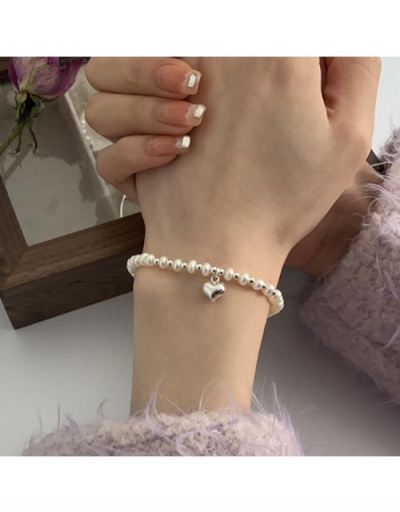 Replica  Fashion Pearl Heart Design Bracelet #795989 $9.31 USD for Wholesale