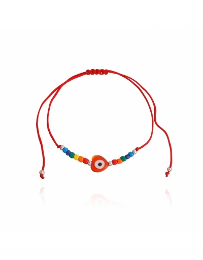  Color Millet Beads Heart-Shaped Devil's Eye Bracelet #795990 $3.89 USD, Wholesale Fashion Bracelet