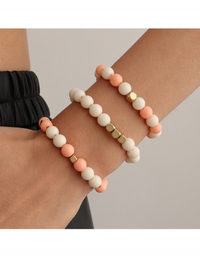 Round Bead Alloy Bracelet Sets For Women #795994 $5.94 USD, Wholesale Fashion Bracelet