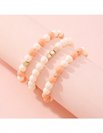 Replica Round Bead Alloy Bracelet Sets For Women #795994 $5.94 USD for Wholesale