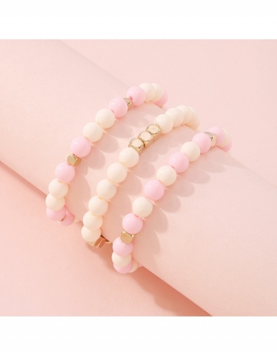 Replica Round Bead Alloy Bracelet Sets For Women #795994 $5.94 USD for Wholesale