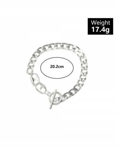 Replica  Hip Hop Retro Style Men's Bracelet #796002 $7.25 USD for Wholesale